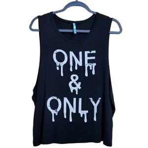 Rhapsodielle sz L One & Only open side raw hem